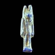 Amulette du dieu Anubis en lapis-lazuli
